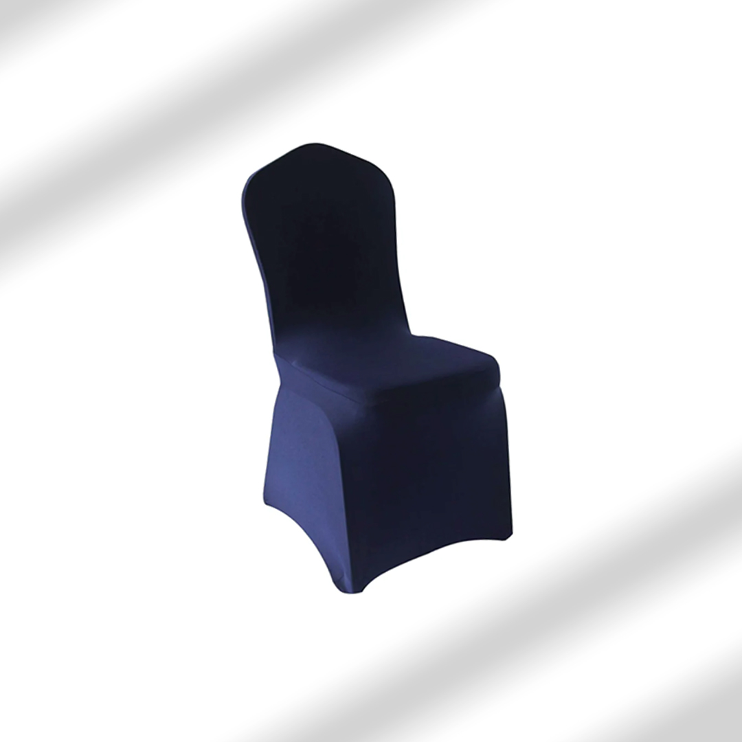 Navy Blue Spandex Chair Cover