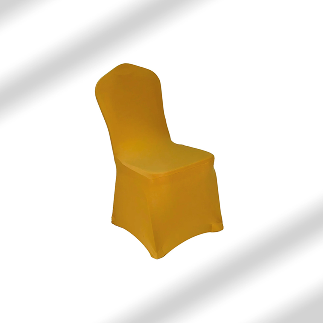 Gold Spandex Chair Cover