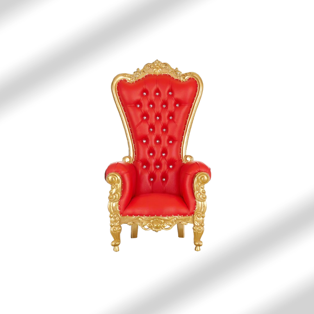 Red Royal Throne Chair